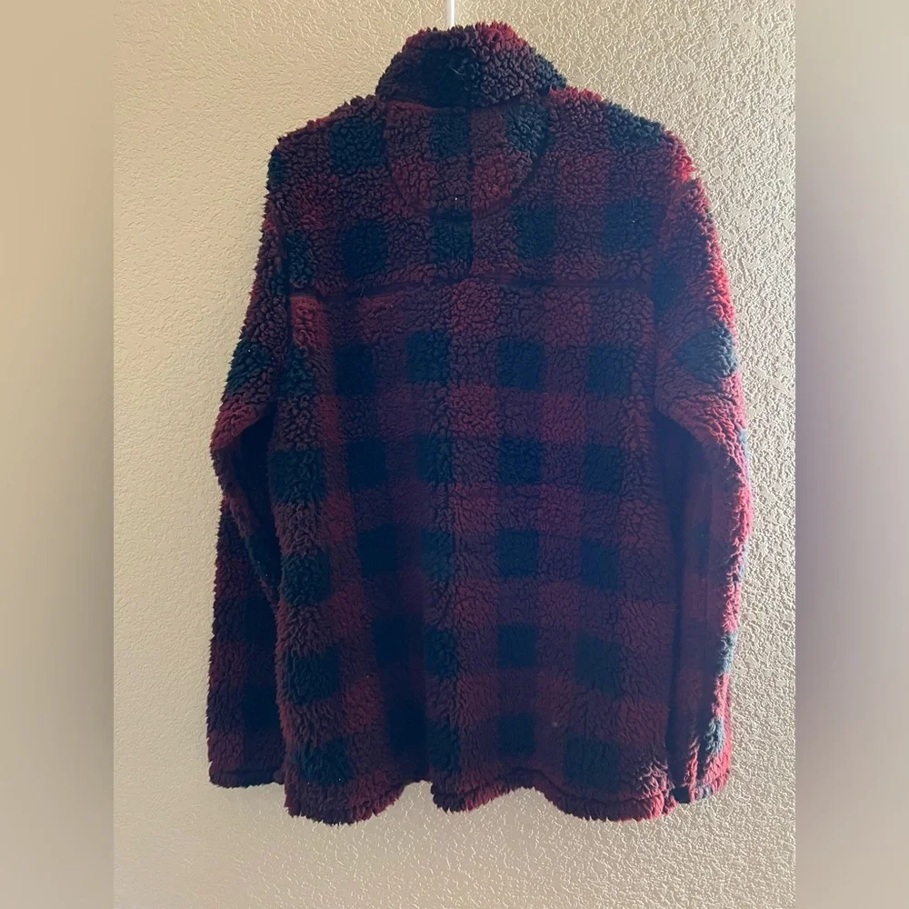 Alpine Sherpa Teddy Half Zip Pullover - Picture 2 of 6